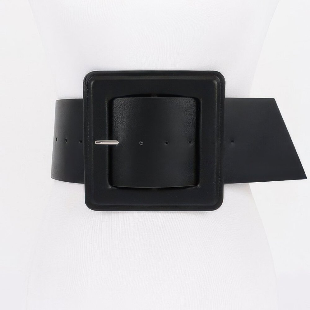 Faux Leather Plus Size Waist Belt